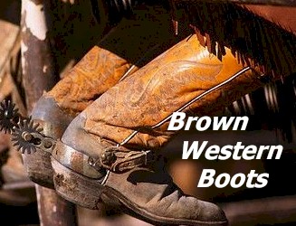 Brown Western Boots